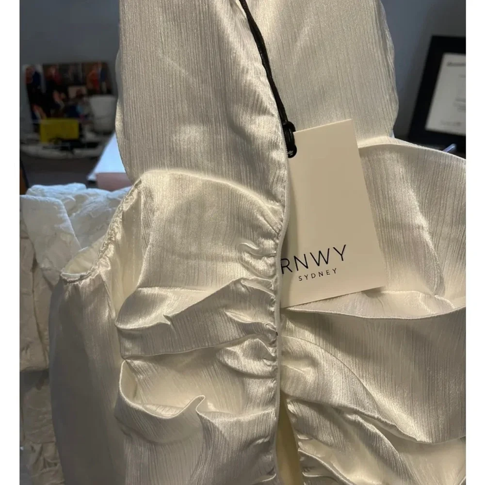 NWT White Blanca dress - Picture 3 of 4